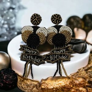 Happy Birthday Earrings